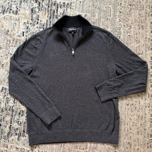 Bonobos quarter zip cotton cashmere medium
